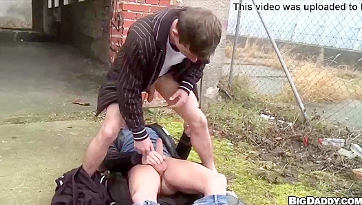 Ryu and Nick ~ Hot Backseat Blowjobs & Outdoor Anal Adventures