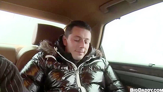 Ryu and Nick ~ Hot Backseat Blowjobs & Outdoor Anal Adventures