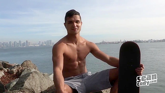 Ripped Mateo Strokes His Cock Solo - Sean Cody Exclusive