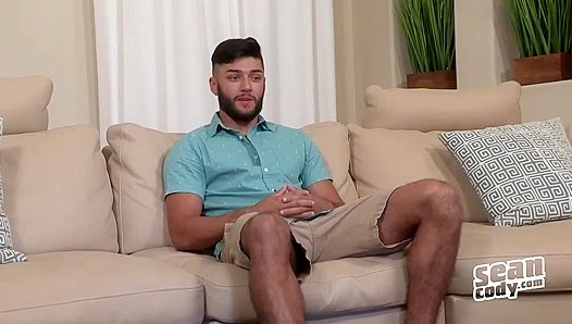 Kipp's Beardy Bliss ~ Hot Load on the Couch - Sean Cody