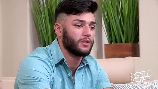 Kipp's Beardy Bliss ~ Hot Load on the Couch - Sean Cody