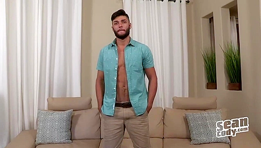 Kipp's Beardy Bliss ~ Hot Load on the Couch - Sean Cody