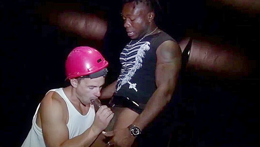 Out in Public ~ Andy Sucks Charley's Throbbing BBC