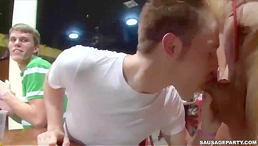 Club Sausage Party ~ Non-Stop Blowjobs & Hardcore Anal