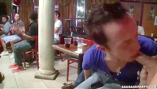 Club Sausage Party ~ Non-Stop Blowjobs & Hardcore Anal