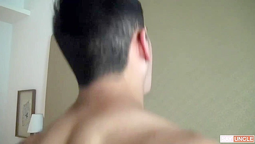 POV Hard Anal with a Horny Amateur Latin Teen - Spilling My Load