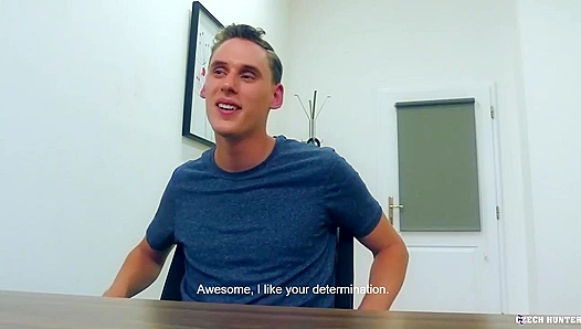 Dirty Scout ~ Brunette Twink Swallows Cum After Hard Anal