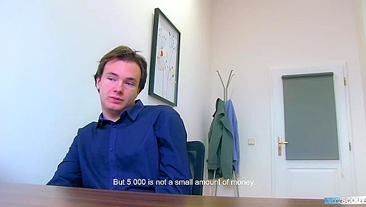 Chubby Cutie Gets His First Gay Anal Adventure - Dirty Scout