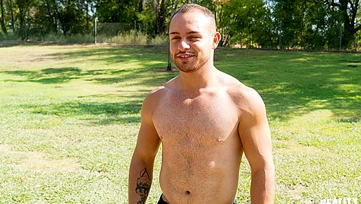 Str8 Chaser Nails Bubble Butt Bottom, Cums Hard After Rough Anal