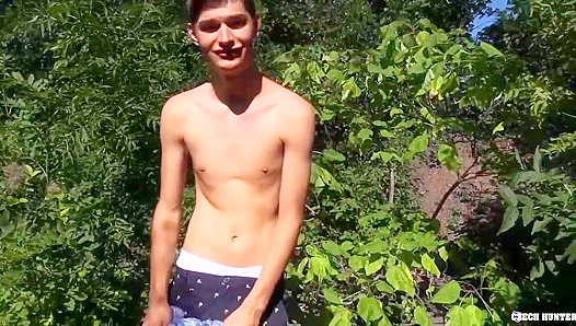 Skinny Twink Gets Facial After Bareback Anal - XXX Gay