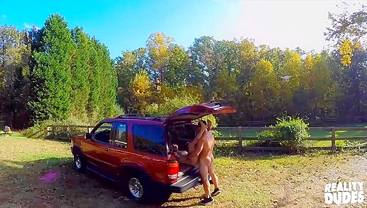 Kinky Public Outdoor Anal ~ Gavin Taylor Gets Fucked Hard - Reality Dudes