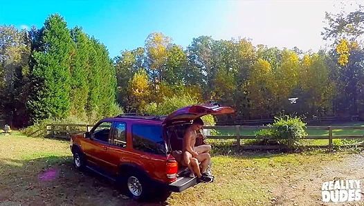 Kinky Public Outdoor Anal ~ Gavin Taylor Gets Fucked Hard - Reality Dudes