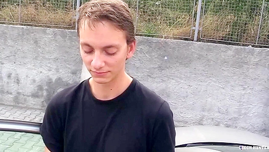 Czech Hunter ~ Bubble Butt Twink Gets Bareback Anal In The Woods