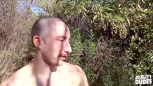 Str8 Bald Dude Fucks for Cash - Hungry for Bucks