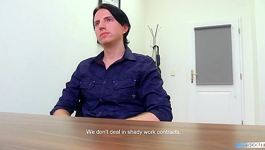 Long-Haired Twink Gets Facial After Rough Anal - Dirty Scout