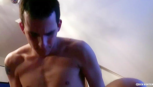 Shy Czech Boy Spreads Wide for Hard Cock - XXX Gay