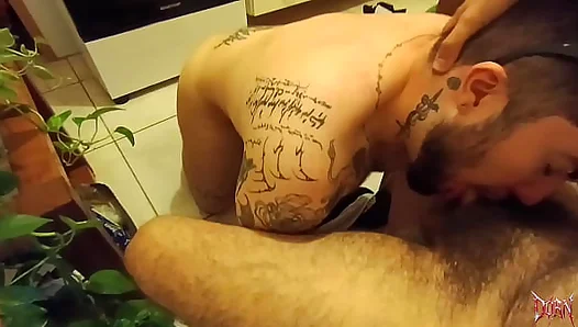 He kept staring at my butt while I was washing dishes and couldnt resist (COMPLETE IN RED)