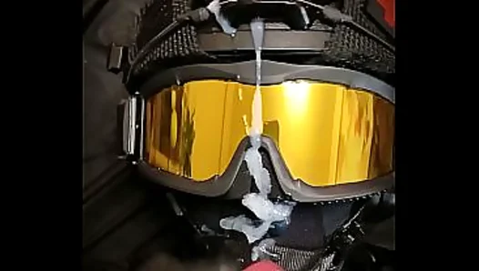 Tactical boy gets cumshot in the face. Whos next