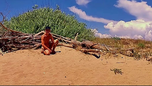 this happens if naked pathetic white slave visit without penis cage public gay beach