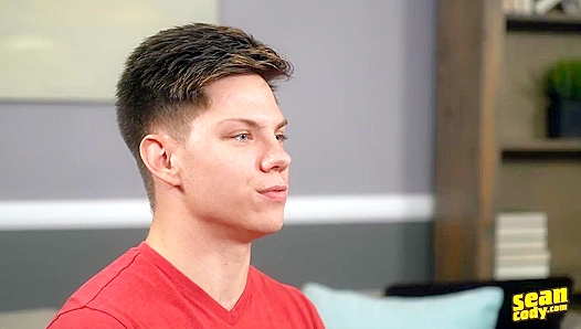 Riley's Floor Frenzy ~ Athletic Cock Jerking - Sean Cody