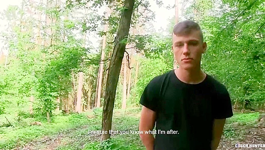 Amateur Twink Gets Fucked Outdoors by Stranger - XXX Gay