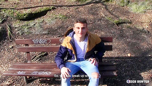 Czech Hunter Pounds Thick Booty Brunette's Tight Bum