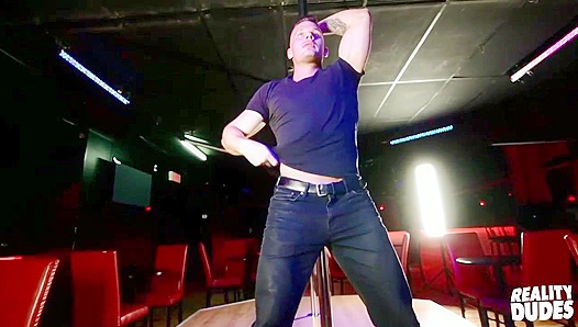 Beefcake Stripper CharlesKnight Teases His Cock - Reality Dudes
