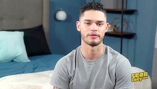 Hairy Brunette Ruben Strokes His Hard Cock Solo - Sean Cody