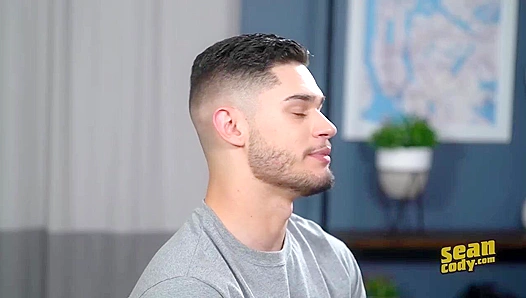 Hairy Brunette Ruben Strokes His Hard Cock Solo - Sean Cody