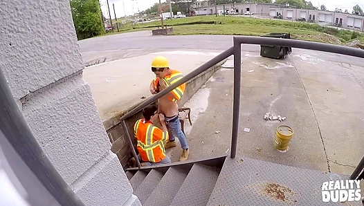 Hard-Hitting Action ~ Construction Worker Axel Kane Gets Pounded - Reality Dudes