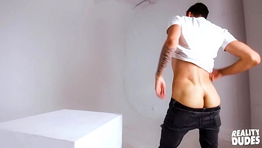 Lucas James Strips Down ~ Skinny Cock & Ass Tease - Reality Dudes
