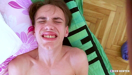 Skinny Czech Boy Swallows Cum After Intense Anal - XXX Gay