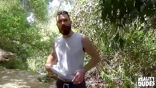 Bearded Hottie Devin Vex Gets Fucked Outdoors by Straight-Acting Paul Wagner