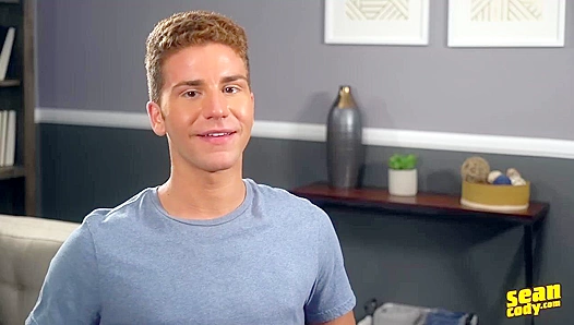 Sean Cody ~ Ginger Bubble Butt Elton Strokes His Hard Cock