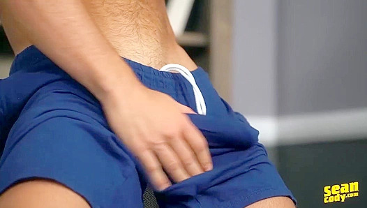 Sean Cody ~ Ginger Bubble Butt Elton Strokes His Hard Cock