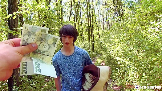 Wild Woods Rawfuck ~ Long-Haired Czech Twink Gets Rough