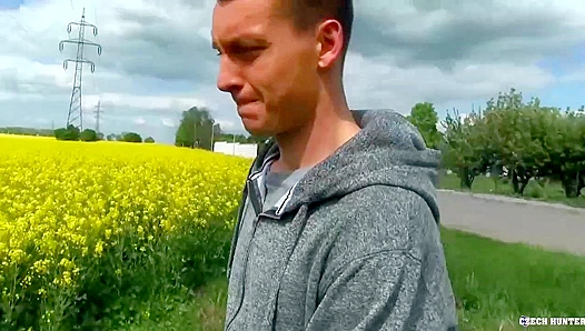 Amateur Czech Hunk Takes It Hard Outdoors - XXX Gay