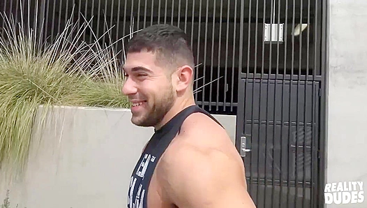 Muscular Bottom Damien Stone Gets Pounded by Straight-Acting Paul Wagner