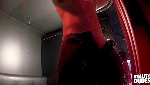 Muscular Stripper Teases and Masturbates Beside You - Reality Dudes