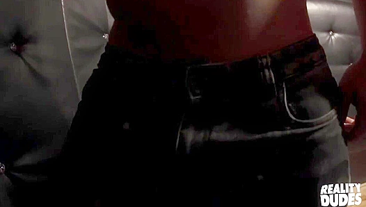 Muscular Stripper Teases and Masturbates Beside You - Reality Dudes