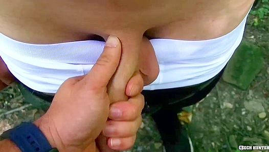 Czech Hunter ~ Raw Amateur Gay Anal Adventure in the Woods