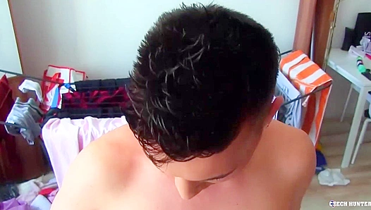 Hot Young Twink Gets Facial After Intense POV Sex - XXX Gay