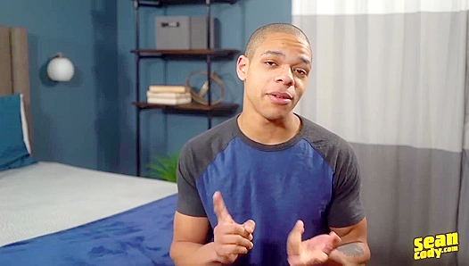 Ebony Teen Maddox Strokes His Massive BBC - Sean Cody Exclusive