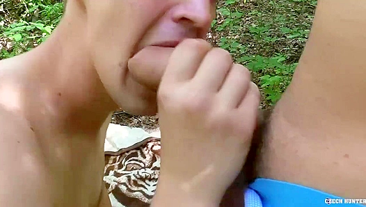 Energetic Amateur Gets Pounded in Forest - XXX Gay