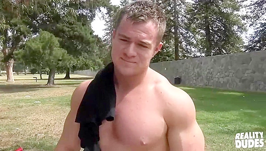 Muscular Blake Gets Power-Fucked by Straight-Chasing Paul Wagner