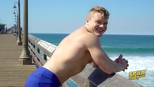 Regan's Solo Jerk Off Show ~ Blonde Beefcake Masturbation - Sean Cody
