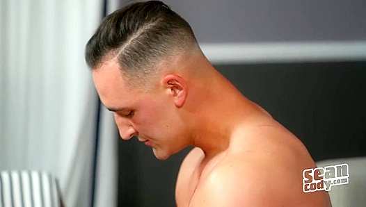 Lanky Hunk Romeo Strokes His Hard Boner - Sean Cody