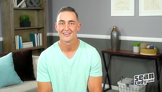 Lanky Hunk Romeo Strokes His Hard Boner - Sean Cody