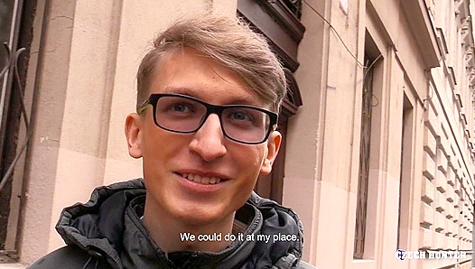 Nerdy Twink Tourist Gets Bareback Anal in Prague - XXX Gay