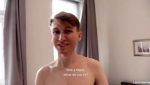 Nerdy Twink Tourist Gets Bareback Anal in Prague - XXX Gay